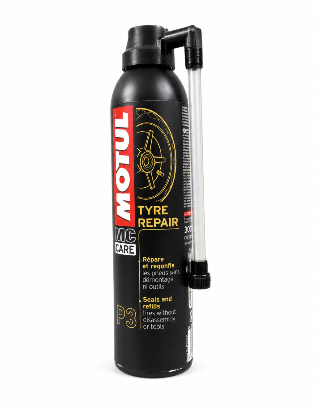 BOMBE ANTI-CREVAISON MOTUL P3 TYRE REPAIR SPRAY 300ML