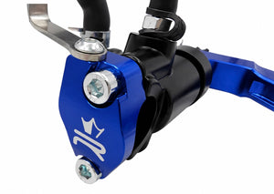 Maitre cylindre frein KRM repliable bleu
