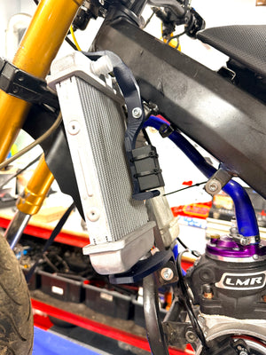 Radiateur gauche derbi gilera (kit adaptation)