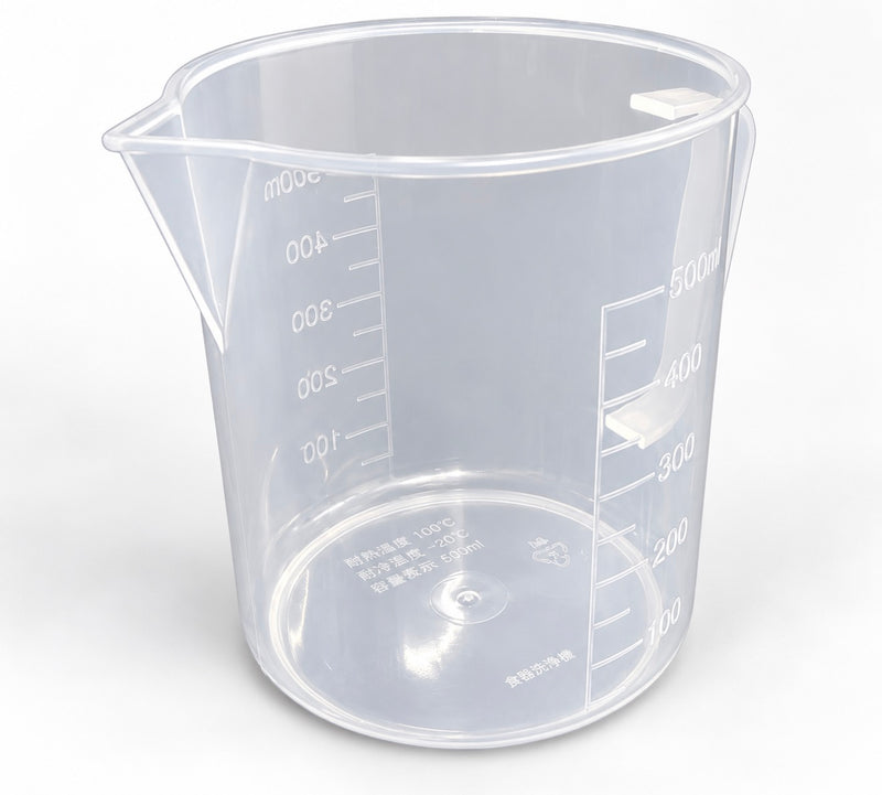 Ipone Ölmessbecher – 500 ml, doppelte ml/L-Skalierung