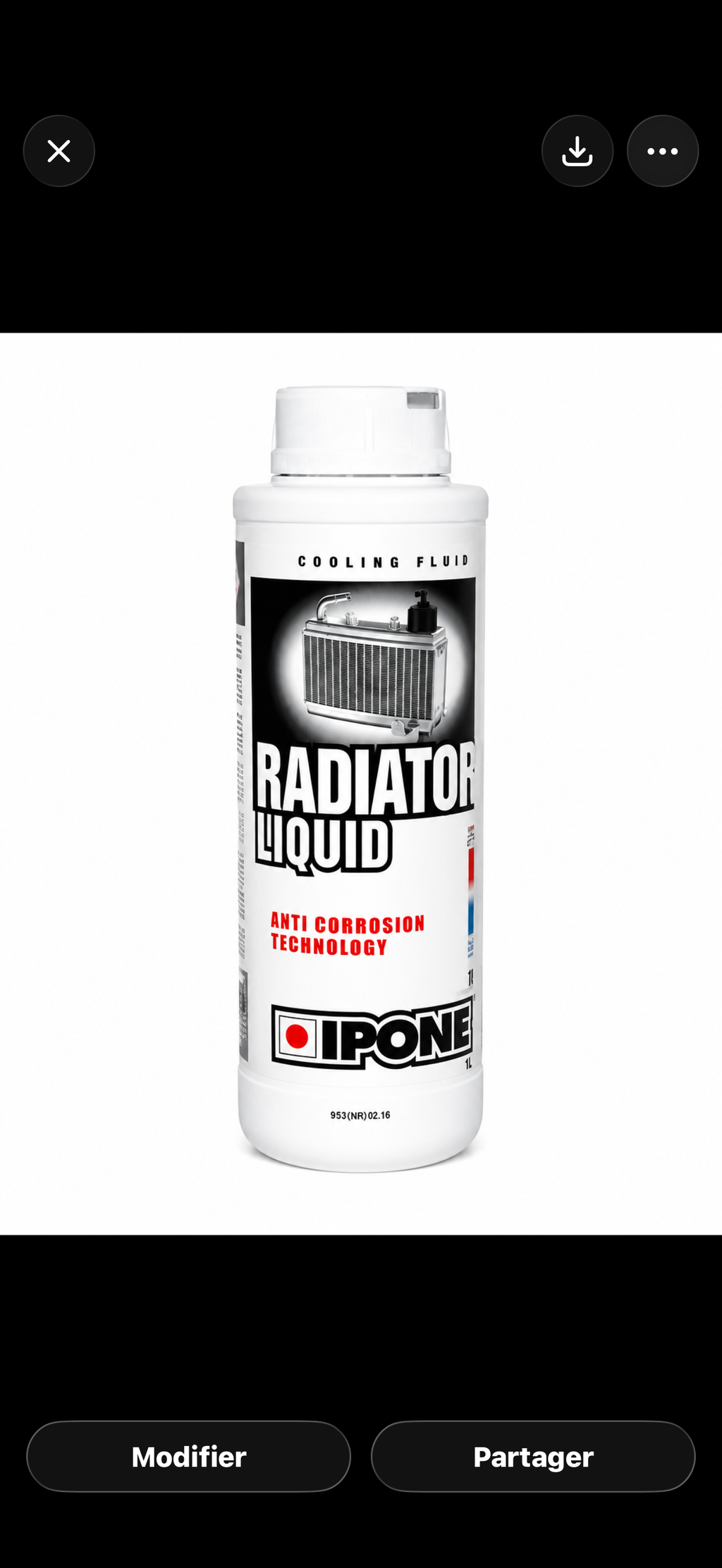 Liquide refroidissement Ipone