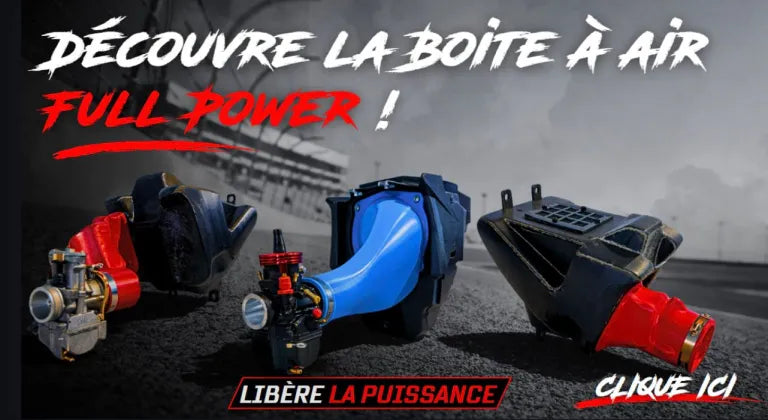 Boîte à air LRT Full Power — performance moteur scooter et moto