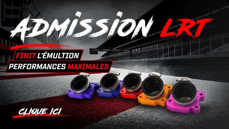 Pipes d'admission LRT colorées — performances maximales pour scooter et moto